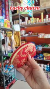 Lucky Feng Shui Chinese Red Wallet to Attract Wealth Prosperity Good Fortune Money Business Luck