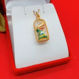 จี้พญานาค ขนาด 1.3 x 2.2cm ใส่ได้ทุกโอกาส เสริมบารมี ใส่ออกงานได้ จี้ทอง เป็นมงคล โชคลาภ งานสวย