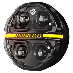 FUTURE EYES | Retro Round LED Headlight Assembly Dual-beam