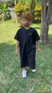 Abdullah Kids - Jubah gamis anak laki-laki model hilal usia 1-10 tahun