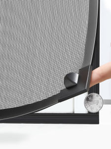 Magnetic Invisible Mosquito Net Self-Adhesive Window Screen Magic Tape Cat Proof Window Fly Screen Magnetic Iron Sand Curtain