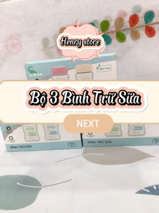 Bộ 3 bình trữ sữa Jubon 150ml