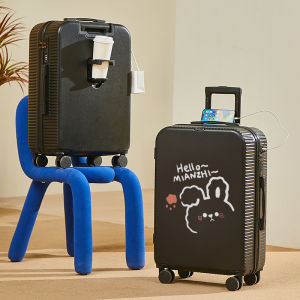 Cute Multi-Functional Graffiti Luggage Cartoon Small Carry-On Suitcase Student Password Lock Womens New Style Pullman Bag