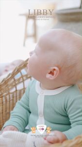 [TOMS] LIBBY (1pcs) Sleepsuit Zipper Warna Baju Kodok Panjang Earth Color Series