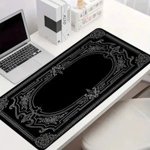 VIKAMA XXL Gothic Retro Bàn Thảm Mềm Cao Su Chống Trơn Trượt Bàn Phím Chơi Game Miếng Lót Chuột Cho Văn Phòng Trang Trí Phòng Học