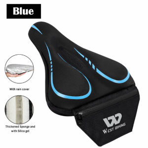 West Biking | WEST BIKING Soft Thicken Bike Seat Cover With Tool Bag Comfortable Bicycle Saddle Cover Shock Absorbing MTB Cycling Pad Cushion