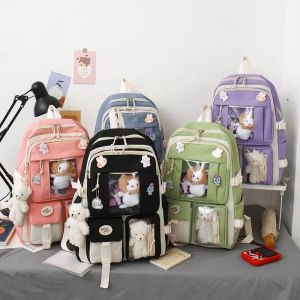 JIFANPAUL | Lightweight Girls School Backpack Set for Grades 3-6