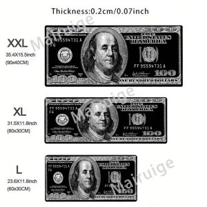 Cool Dollar Aesthetic Large Gaming Mouse Pad Office Desk Mat Computer Keyboard Pad Non-slip Office Desk Room Decor Accessorie