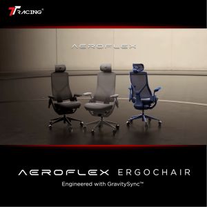 TT AEROFLEX Ergochair Mesh Office Chair Ergonomic Chair Kerusi Pejabat Ofis Study Chair - 2 Years Official Warranty
