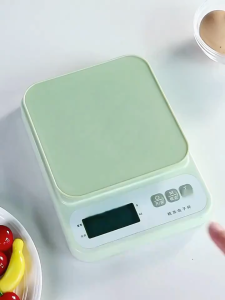 0.1g ความแม่นยําสูง เครื่องชั่งดิจิตอล 10kg เครื่องชั่ง หน้าจอLCD แผงกันน้ําสูง การชาร์จแบบ กิโลดิจิตอล เครื่องชั่งอาหาร