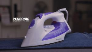 (Free Bubble Wrapping) Pensonic Steam Iron with Spray | PSI-1005 (Dry Iron Non Stick Iron Seterika Stim 熨斗 PSI1005) - 1890W-2250W, Variable Steam Control, Self-Clean Function, Adjustable Temperature, 3-in-1 Function, Non-Stick Teflon Coating Soleplate