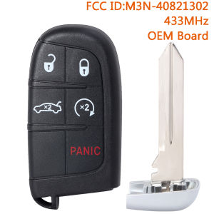 KEYECU Orignal OEM M3N-40821302 Smart Remote Key Fob for Dodge Charger Challenger Dart 2011-2015 2016 2017 2018 ID46 5026676
