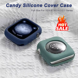 Silicone Cover For Apple Watch Case 10 42mm 46mm 44mm 40mm 45mm 41mm Accessories Bumper Shell Protector iWatch series SE 6 7 8 9