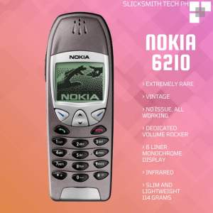 Original Nokia 6210 Factory Unlock | Vintage Phone