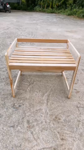 ชั้นวางของไม้สัก ชั้นครอบไมโครเวฟ วางของใช้ในบ้านครัวเรือน ประกอบสำเร็จรูปพร้อมใช้งาน ขนาด ลึก 40ซม ยาว 55ซม สูง 45ซม ระยะห่างความสูงพื้นล่าง 32ซม สำหรับวางครอบไมโครเวฟได้หรือวางของใช้อื่นๆๆตามความประสงค์