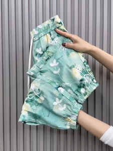 Quần Dài Thường Ngày in Họa Tiết Phong Cách Sơn Dầu Cạp Cao Cho Nữ Quần Dài Ống Rộng Quần Dài Harajuku Quần Dài 9 Điểm