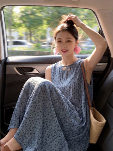 DANTING | Sleeveless Flowery Lazy Style Summer Dress