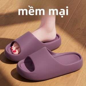 MONLEYTA | Dép đi trong nhà thoải mái đế mềm không mùi mùa hè 2025 EVA dép đi trong nhà cho nam và nữ đế mềm thoáng khí