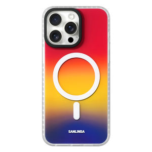 Sanlinba MagSafe Phone Case Gradient Matte Anti-fall Simple Style Compatible with  16ProMax 15Pro 13 Original Design Protection