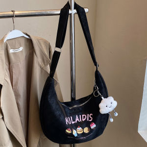 Túi Đeo Chéo Hình Bánh Bao Mùa Hè Cho Nữ Túi Đeo Vai Đơn in Họa Tiết Thường Ngày Đi Làm Đa Năng Túi Đựng Đồ Cho Nữ