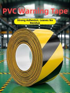Yellow and Black Warning Tape Heavy Duty Thick PVC Floor Marking