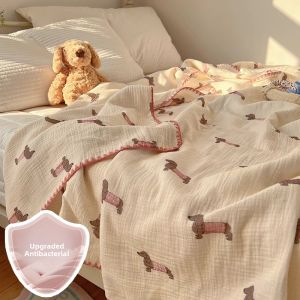 Suxuan | 100% Cotton Double-layered Blanket Summer AC
