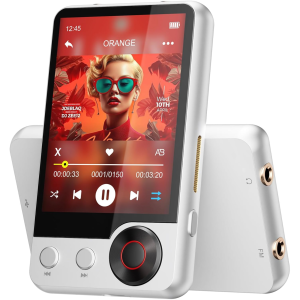 128GB MP3 Player with Boosted Bluetooth 5.3 Music Player Features HD Speaker 2.4" Touchscreen Expandable SD Card Slot Dual
