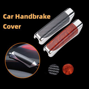 Hyundai Ioniq 5 Kona Certa Elantra Santa Fe I10 Sonata Tucson Accent Universal Car Hand Brake Carbon Fiber Style Protector Decor Cover SUV Accessory