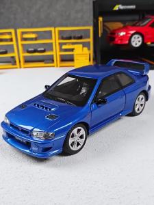 MAKEDA | 1:24 Scale STI LP500S Model Toy Sports Cars Alloy Diecast Rubber Tires Pull Back Exquisite Interior Collection Supercar Gifts