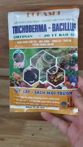 Vi Sinh Trichoderma Bacillus 150g ủ phân chuồng cải tạo đất đối kháng nấm bệnh ngăn ngừa vàng lá thối rễ chết ẻo héo xanh tuyến trùng hại rễ