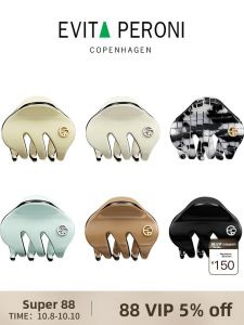 Evita Peroni Mini Hair Clip Womens Fringe Stylish Small Gripper Hair Accessory Original Design  out PVC Acetate Board