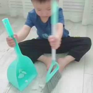 Penyapu Kanak Kanak Kids Stretchable Floor Cleaning Tools Children Small Broom And Dustpan Set Mop Broom Dustpan Play-house Toys