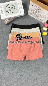 LadyLuxe - Celana Pendek Wanita High Waist Sport Pakaian Dalam Tinggi Pinggang Pelangsing Perut Short Pendek Yoga Gym CD011