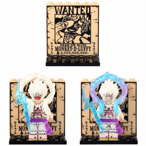 Domestic One Piece Nika Luffy Fifth Gear Action Figure Building Blocks