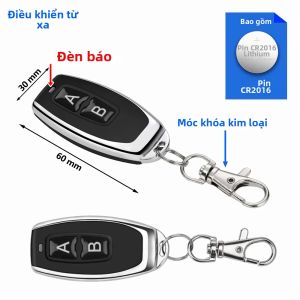 Bộ Thu Phát Tín Hiệu Điều Khiển Từ Xa Không Dây 1CH RF 10A 433Mhz Cho Đèn Xe Hơi Đèn LED Với Bộ Phát 2CH AC 110V 220V