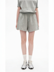 Outdoor Cotton Blend Elastic Waist Casual Shorts