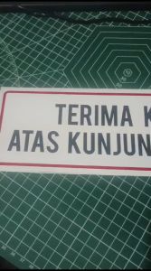 STIKER TERIMA KASIH ATAS KUNJUNGAN ANDA