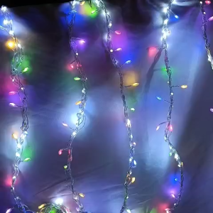 Lampu Natal Led Running RGB/Lampu Tumblr Running/Lampu Hias LED 3 Meter Kabel Putih