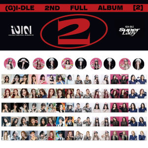 (G) I-DLE Stickers Korea Kpop Fashion Ins Trend Fb Pop Stickers Hand Account Sticker Baggage Stickers Fridge Magnets Draw and Paste Adhesive Tape Stickers Stickers for Your Support Account A Gift for A Friend