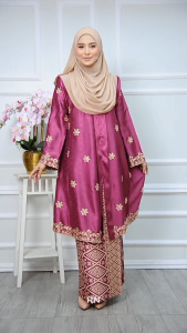 KEBARUNG RIAU TIJANI 22 | KEBARUNG LABUH | KEBARUNG LABUH PLUS SIZE (NURSING) | BAJU RAYA 2026 | KEBARUNG RAYA 2026