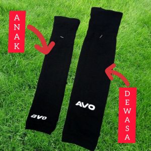 Kaos Kaki Sambung Avo Hitam Nilon Dewasa Termurah