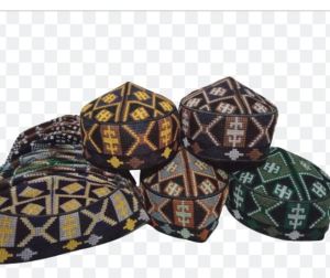 Peci kopiah songkok pakistan bordir hitam