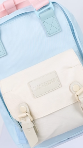 HYENA X HYTRIX LUNA POP-01  - LUNA SERIES Backpack Small 2 in 1 Multipocket  Totebag Water Reppelent Tas Ransel Wanita Handbag Stylish Korea  (HC01)