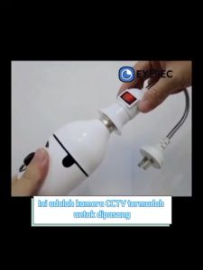EYESEC CCTV Bohlam 6MP FHD Lampu V380 PRO Jarak Jauh  Kamera CCTV  WiFi Wireless PTZ Pamorana COD Lampu Led Dengan Kamera - Lazada