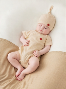Wismorni | Bodysuit Dành Cho Bé Organic Không Kích Ứng