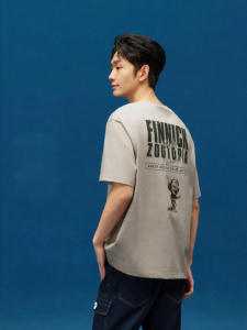 Semir | Áo Thun In Hình Hoạt Hình Cổ Tròn Form Rộng Đôi Cảm Giác Mát Lạnh