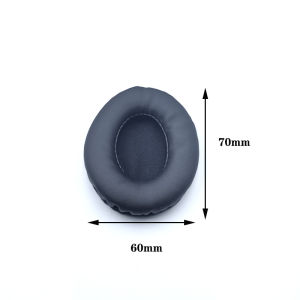 Oval Ear Pads For Headphones Covers Sponge Leather Foam Cushion 60*70 60*80 65*85 70*90 75*95 80*100 85*100 85*105 90*105 90*110