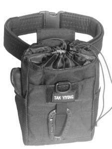 DeYiYing Outdoor Climbing Travel Large Capacity Foldable Recycling Bag MOLLE Tactical Waist Hanging Miscellaneous Storage Bag