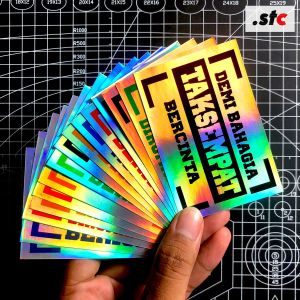 Isi 15 Stiker Kata Bijak Stiker Variasi Truk Oleng Setiker CCTV Oyi Aksesoris Mobil dan Motor Hologram Bunglon