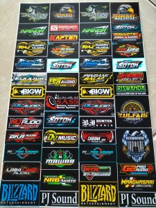 STIKER AUDIO | STIKER SOUND SYSTEM VINYL | STIKER AUDIO ANTI AIR | STIKER VINYL STIKER AUDIO | STIKER BAHAN VINYL